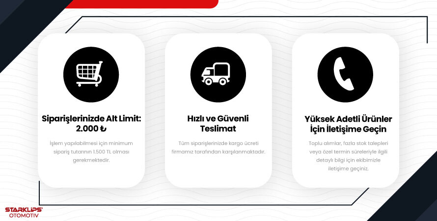 Kargo ve Alt Sipariş Limitleri