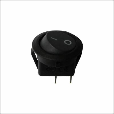 Aç Kapa İki Ayak Işıksız Yuvarlk 12V Kcd-202-201N - Starklips