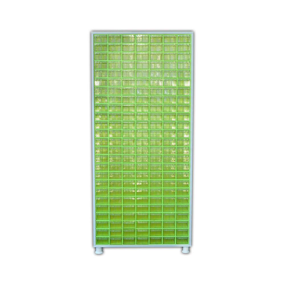 Ahşap Dolap 175 Göz 105 Lık Sarı Çekmeceli - 