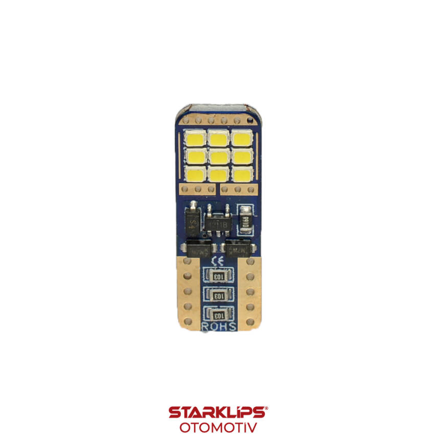 Ampul Dipsiz Led 12V 18 Led T10 Canbus - 1