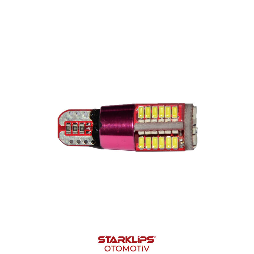 Ampul Dipsiz Led Beyaz 12V-24V T10 57 Led - 1