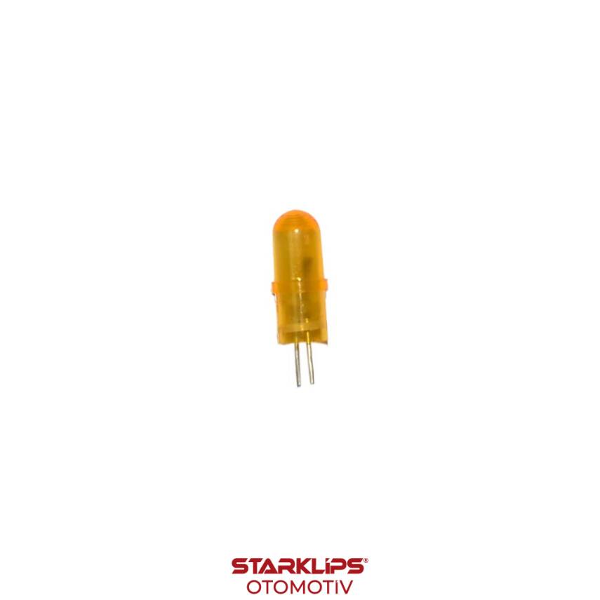 Ampul Dipsiz Sarı KısaTelli Küçük 12V 1,2W - 1