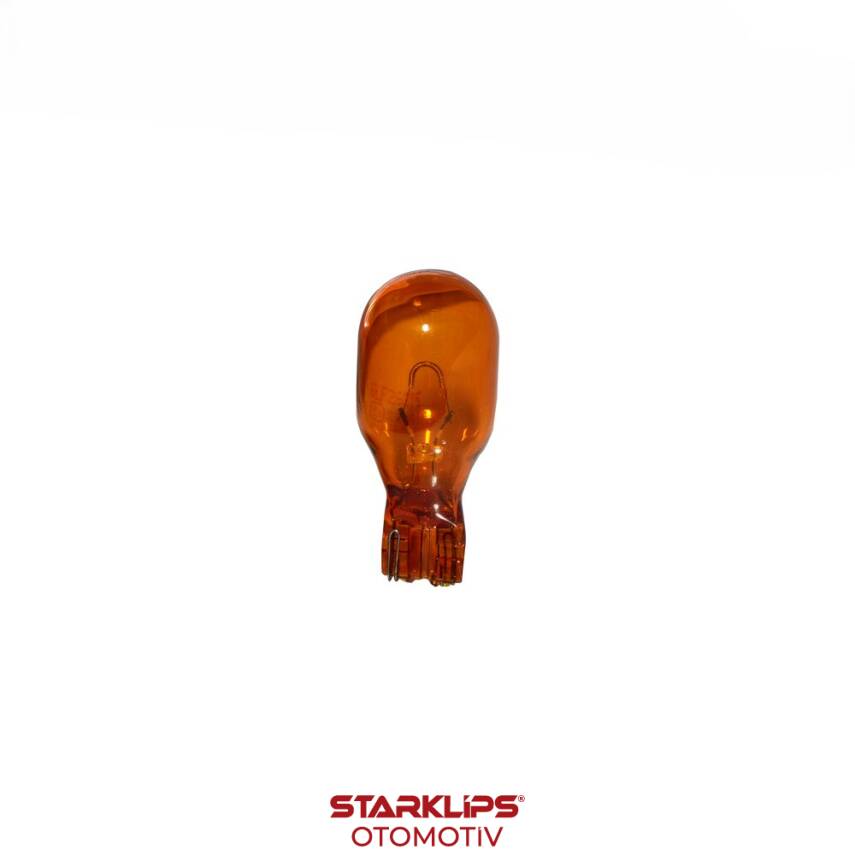 Ampul Dipsiz T15 12V 16W Sarı Wolfram - 1