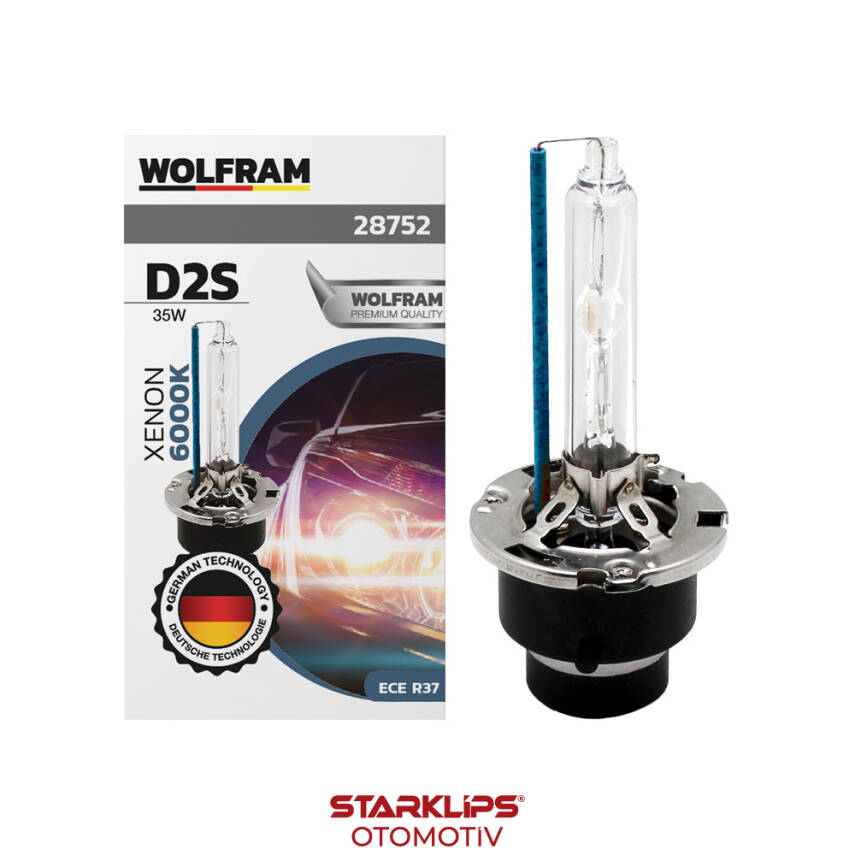 Ampul Far D2S 12v 35w Ultraviolet Mavi 6000K Wolfram (Sipariş Üzerine) - 1