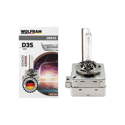 Ampul Far D3S 12v 35w Ultraviolet Mavi 4300K Wolfram (Sipariş Üzerine) - 