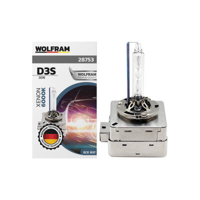 Ampul Far D3S 12v 35w Ultraviolet Mavi 6000K Wolfram (Sipariş Üzerine) - 
