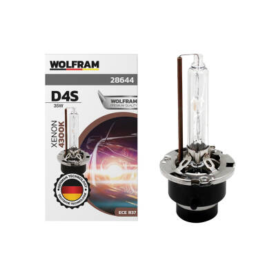 Ampul Far D4S 12v 35w Ultraviolet Mavi 4300K Wolfram (Sipariş Üzerine) - 
