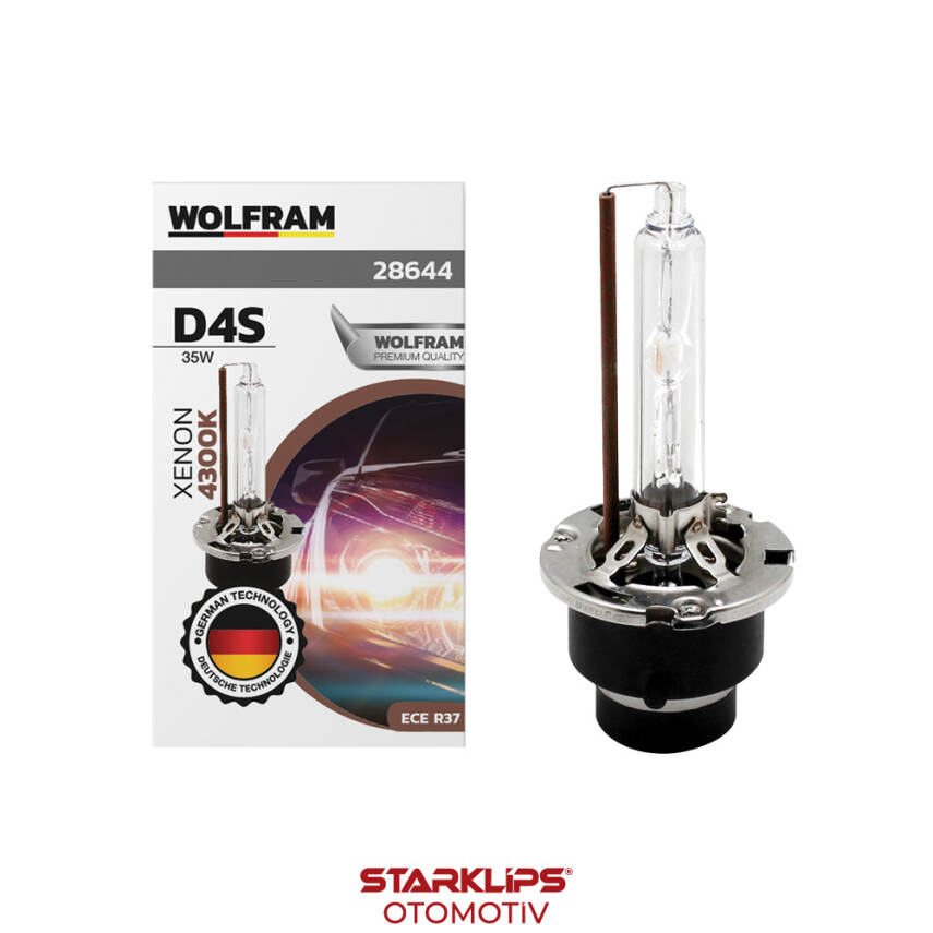 Ampul Far D4S 12v 35w Ultraviolet Mavi 4300K Wolfram (Sipariş Üzerine) - 1
