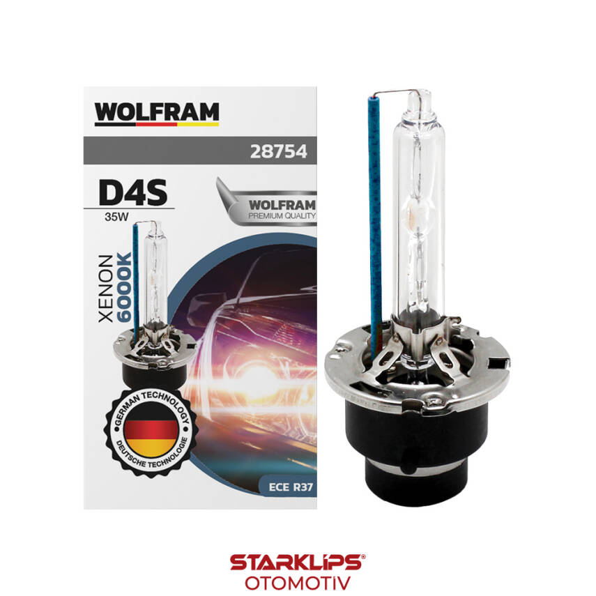 Ampul Far D4S 12v 35w Ultraviolet Mavi 6000K Wolfram (Sipariş Üzerine) - 1