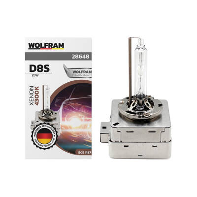 Ampul Far D8S 12v 35w Ultraviolet Mavi 4300K Wolfram (Sipariş Üzerine) - 