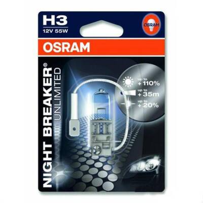 Ampul Far H3 12V%110 Fazla Işık Osram 64151 NBU - Osram