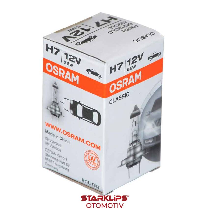 Ampul Far H7 12V 55W Osram 64210 CLC - 1