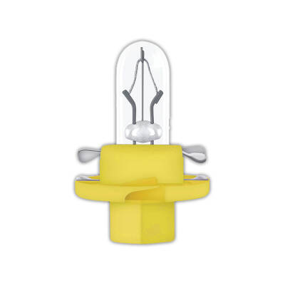 Ampul Gösterge MFX6 12V 1,5W Duylu Sarı Wolfram - 