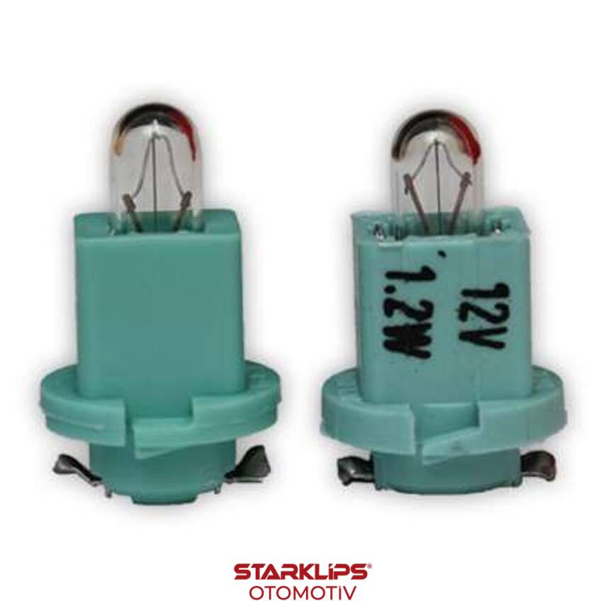 Ampul Gösterge Yeşil 12V 1 2W Audi VW 357919243B - 1
