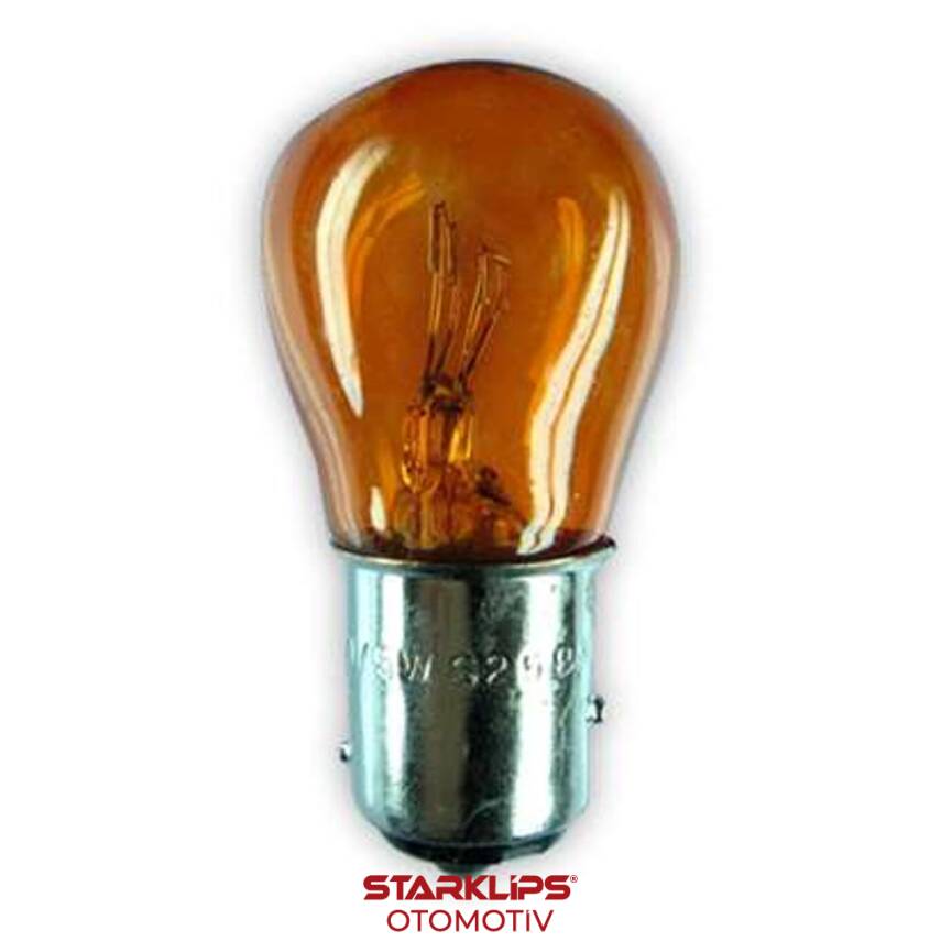 Ampul Park 1016 Çift Duy Şaşı Tırnak Sarı 12V 21 Inwells - 1