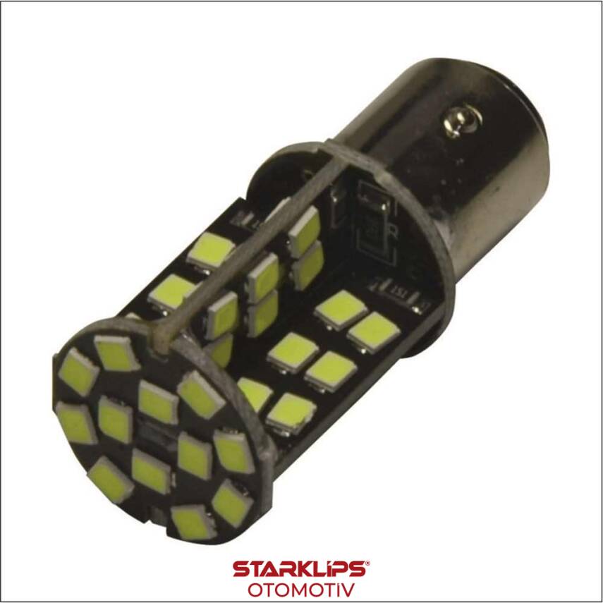 Ampul Park LED 1016 12V Çift Duy 44 LED Beyaz Canbus - 1
