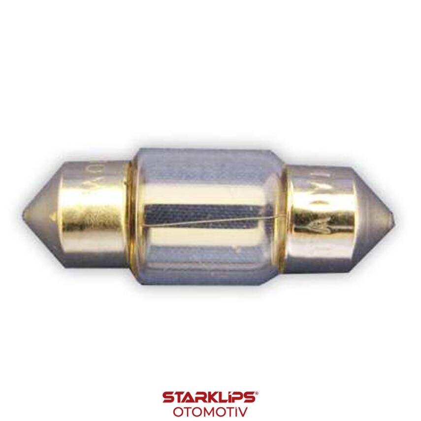 Ampul Sofit Japon Tip Kısa 24V 10W 31mm Tai - 1