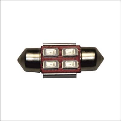 Ampul Sofit LED 4 LED Mavi 12V Dc 31Mm Can Bus - Starklips