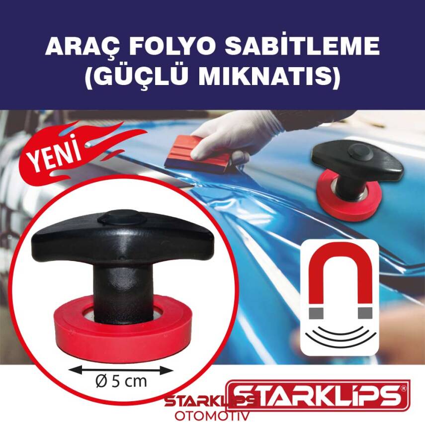 Araç Folyo Sabitleme (Güçlü Mıknatıs) - 1