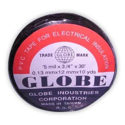 Bant İzole Siyah 19mmx9,15mt Globe /500 - Starklips