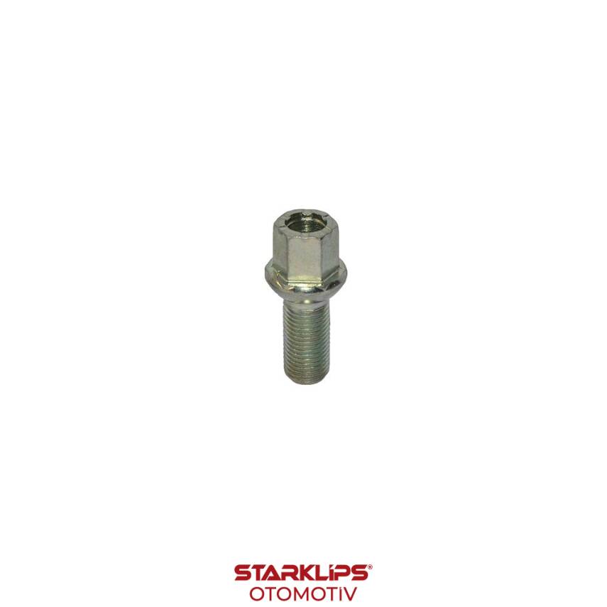 Bijon Civatası Delikli Çinko AA 17 M14x1,5x52mm Audi VW - 1