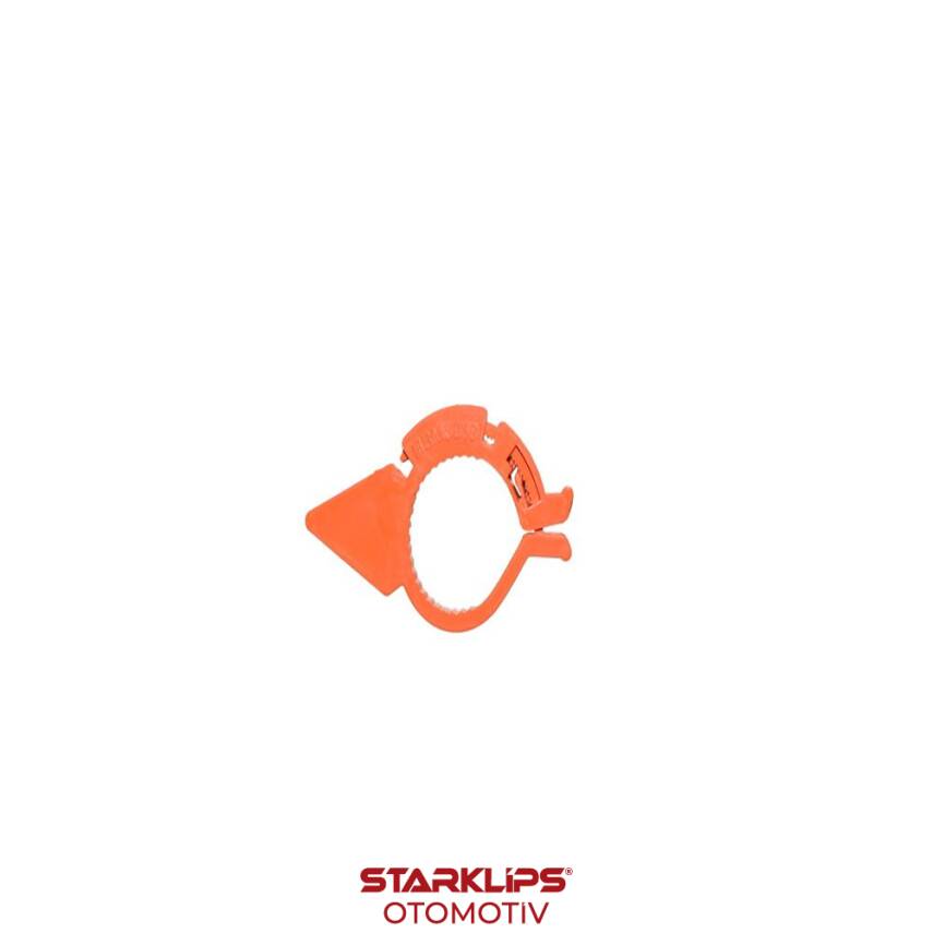 Bijon Kapağı Gevşeme Belirti Plastiği İç Yıldız seri Portakal - 1