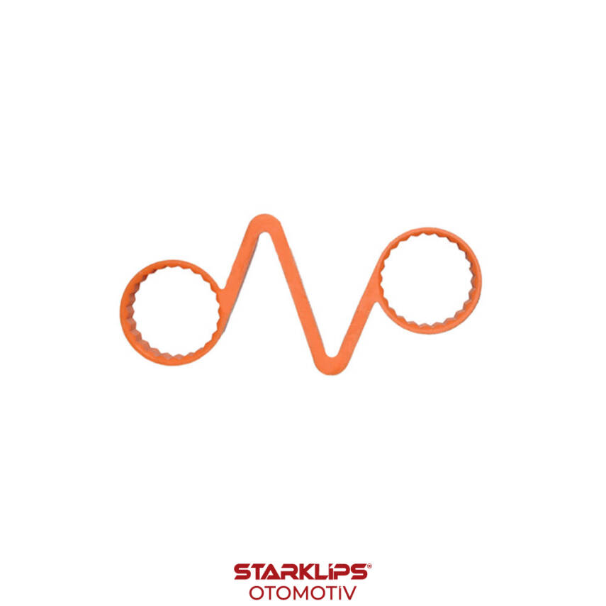 Bijon Kapağı Gevşeme Belirti Plastiği İç Z Tipi Portakal - 1