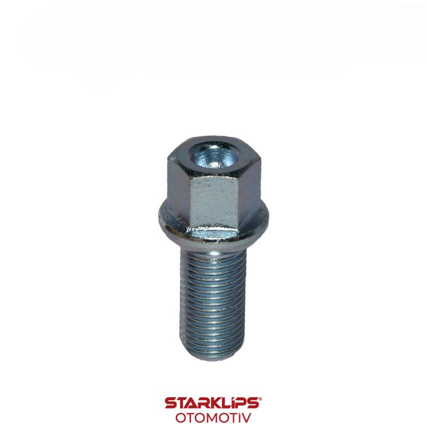 Bijon Saplama Bombeli Delikli Çinko AA 17 M14x1,5x48mm 8D0601139D VW Bora Polo Golf 1998-2009 Jetta - 1