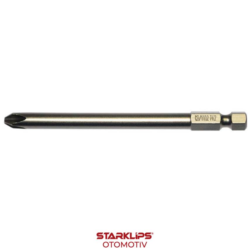 Bits Uç Yıldız Ph2X100mm 1/4 - 1