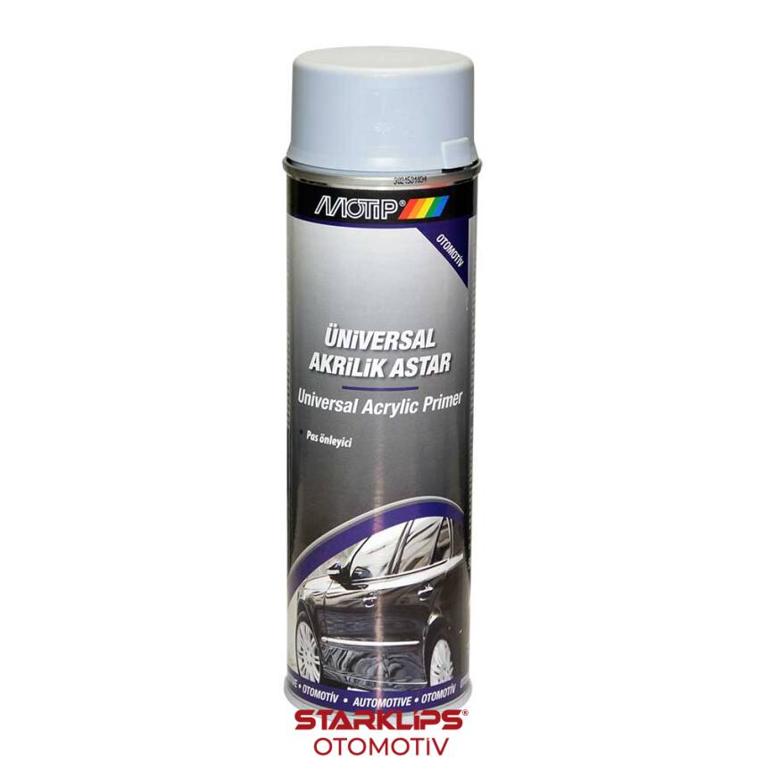 Boya Akrilik Astar Gri Sprey 500Ml Motip - 1
