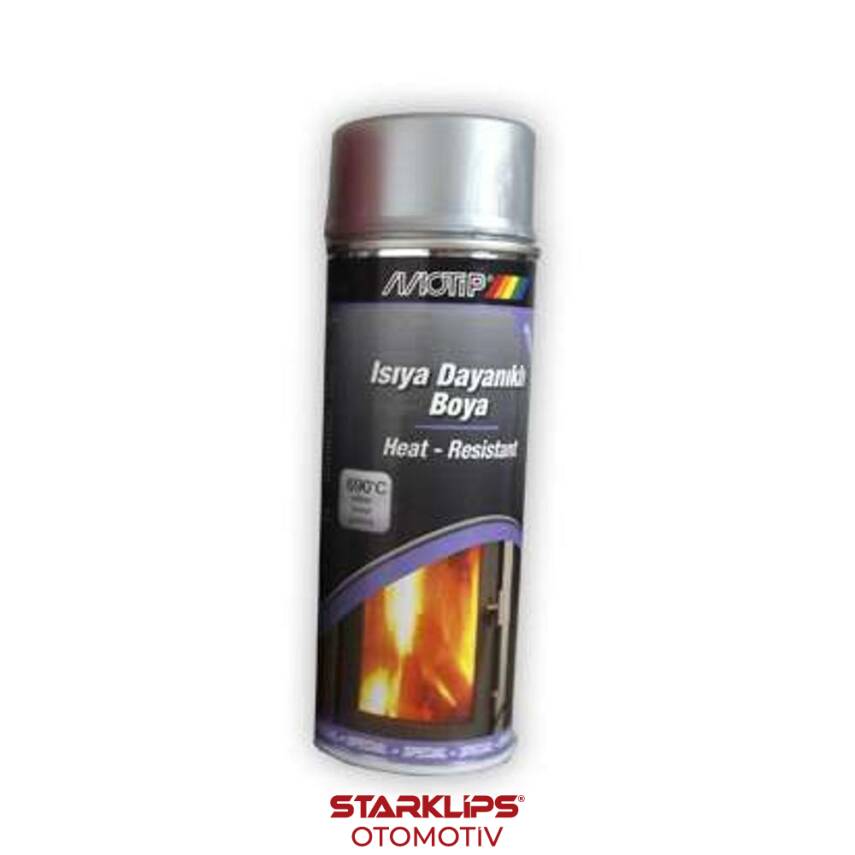 Boya Isıya Dayanıklı Siyah 690C 400Ml Motip - 1