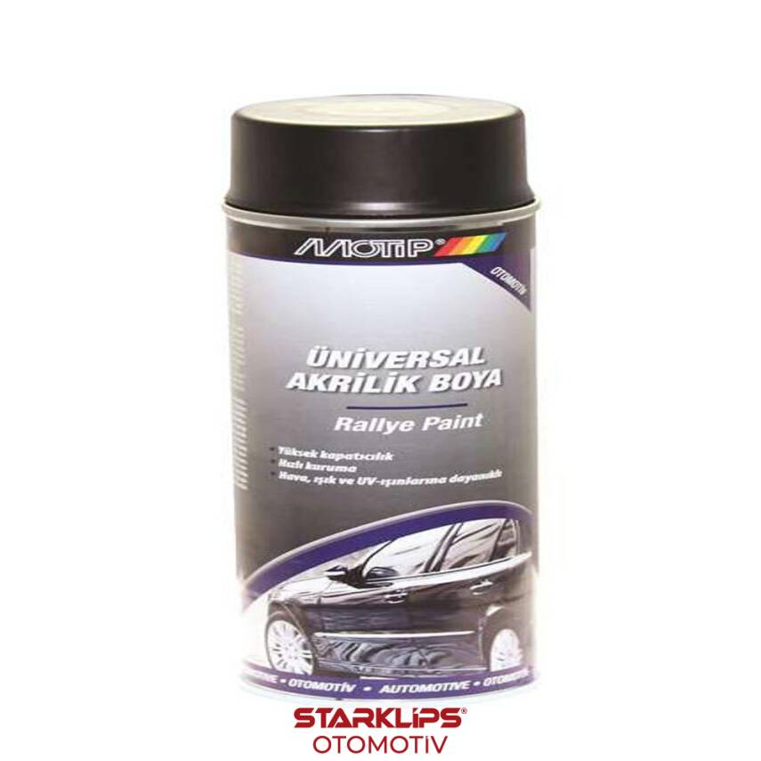 Boya Mat Siyah Universal Sprey 500Ml Motip - 1