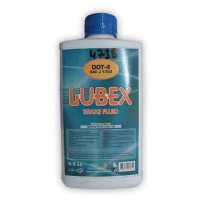 Brake Fluid ( Fren Didroliik Yağı ) 0,5Lt Dot 4 Lubex - Lubex