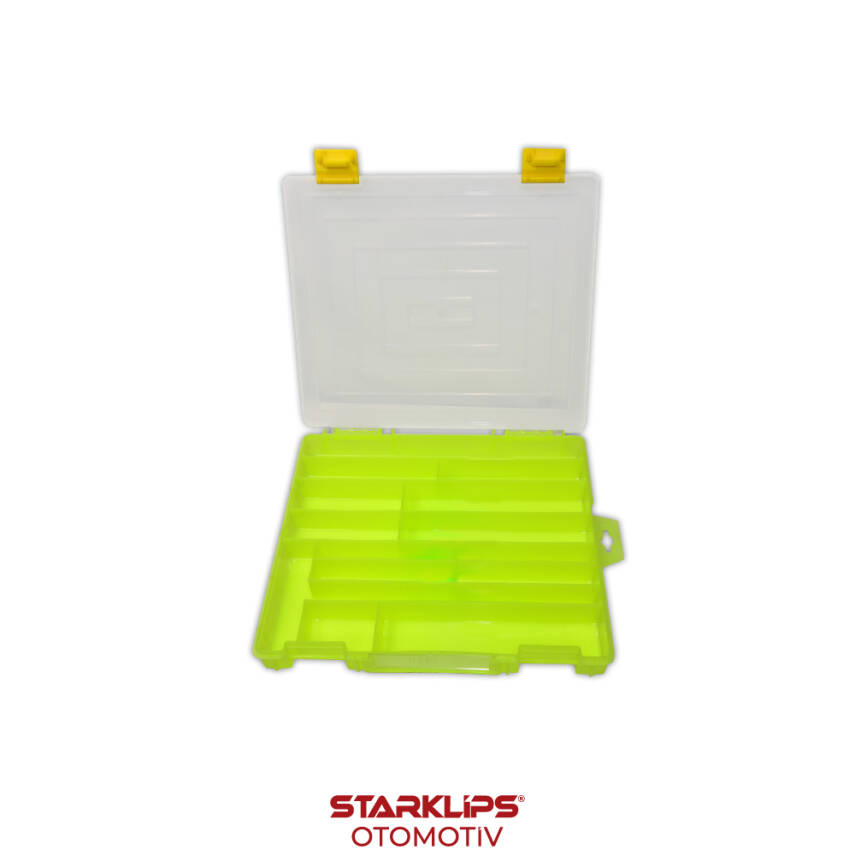 Çanta Plastik Organizer Çekiç Uç Takımı için Özel Sarı 34x29x3,5 cm - 1