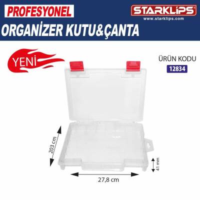 Çanta Plastik Organizer Tek Bölmeli 27,8*20,3*41 (mm) - 