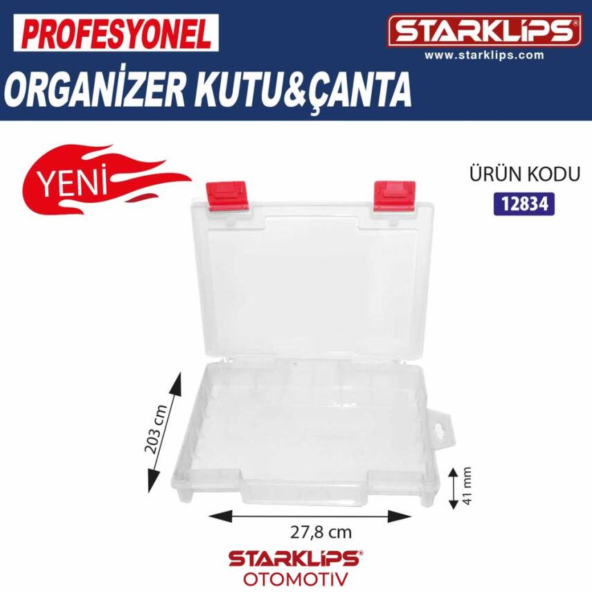 Çanta Plastik Organizer Tek Bölmeli 27,8*20,3*41 (mm) - 1