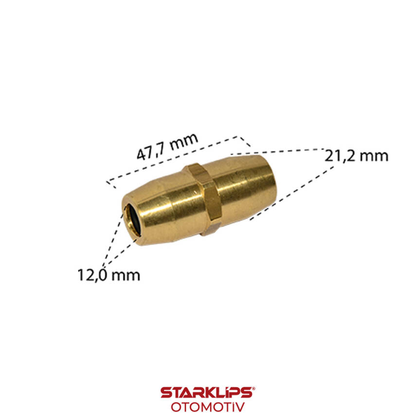 Çift Yönlü Hortum Adaptörü ( 12x1.5 mm ) - 1