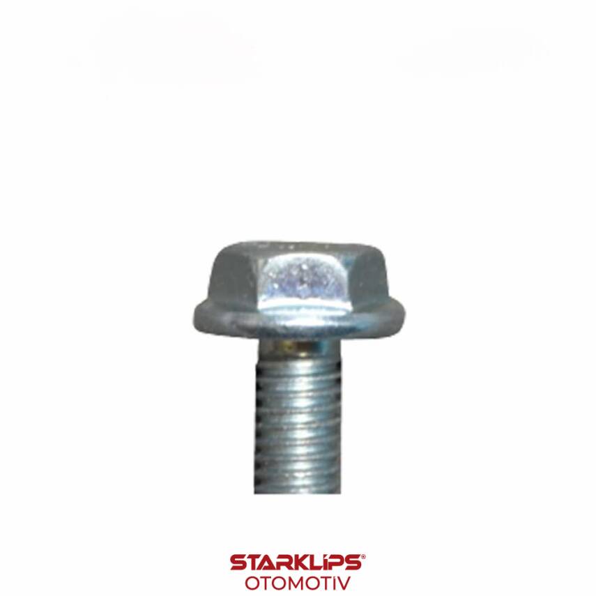 Civata Flanşlı Beyaz M6X16 DIN 6921 - 1