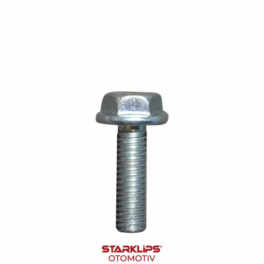 Civata Flanşlı Beyaz M6X20 6922 80 Peugeot DIN 6921 - 1