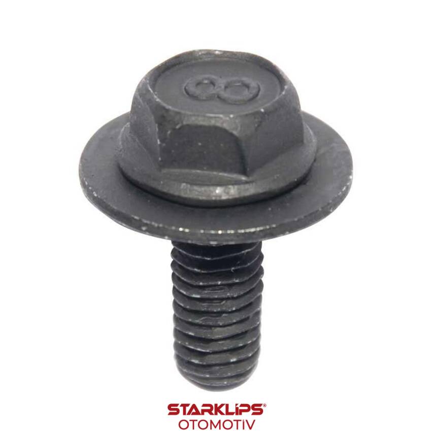 Civata Oynar Pullu M6-1.0 14x17mm Ön Arka Lamba, Swich 9GG600616T Mazda - 1