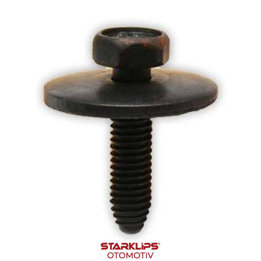 Civata Oynar Pullu M6X25 1.0mm Toyota Hyun Honda GM 11503982 Renault 7703602059 Mercedes a0089906901 - 1