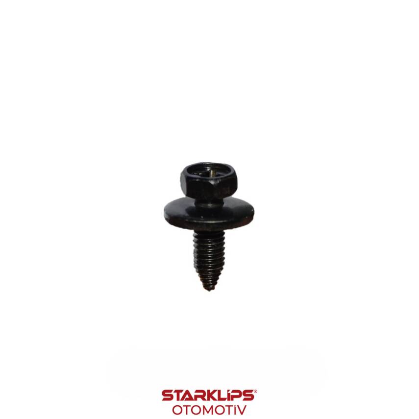 Civata Oynar Pullu M6x25mm Yıldız Başlı Hyundai - 1