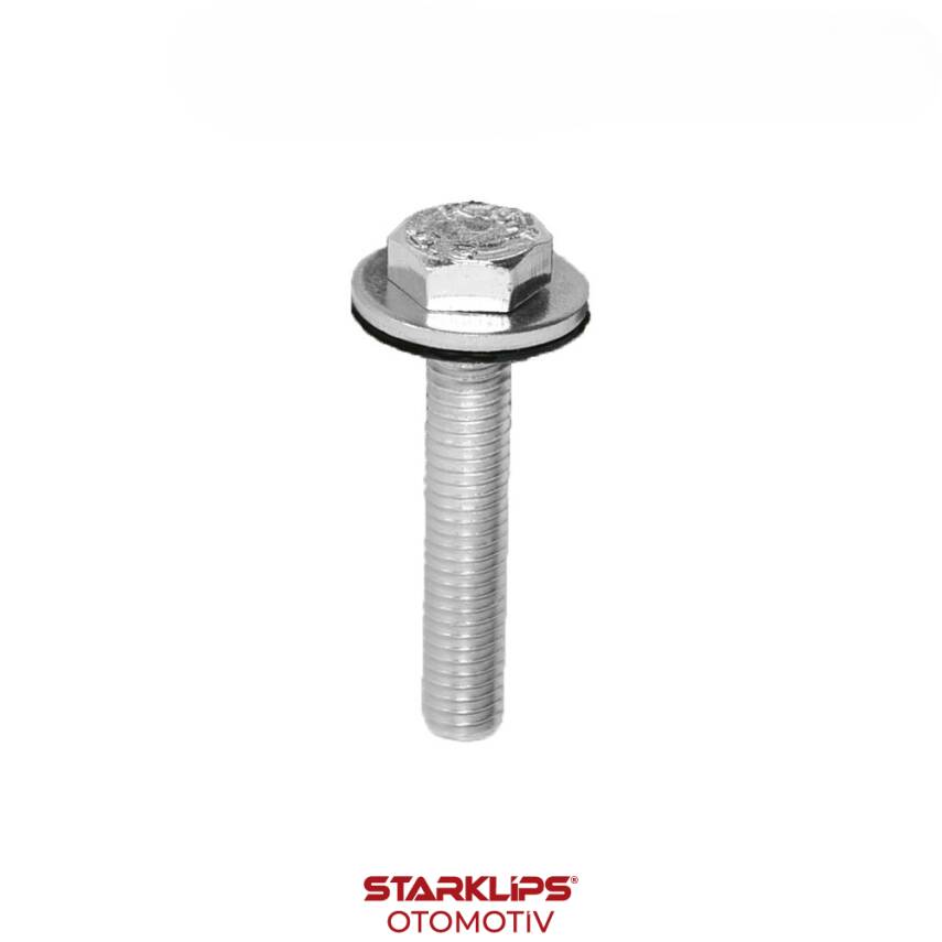 Civata Oynar Pullu M6x35x16mm - 1