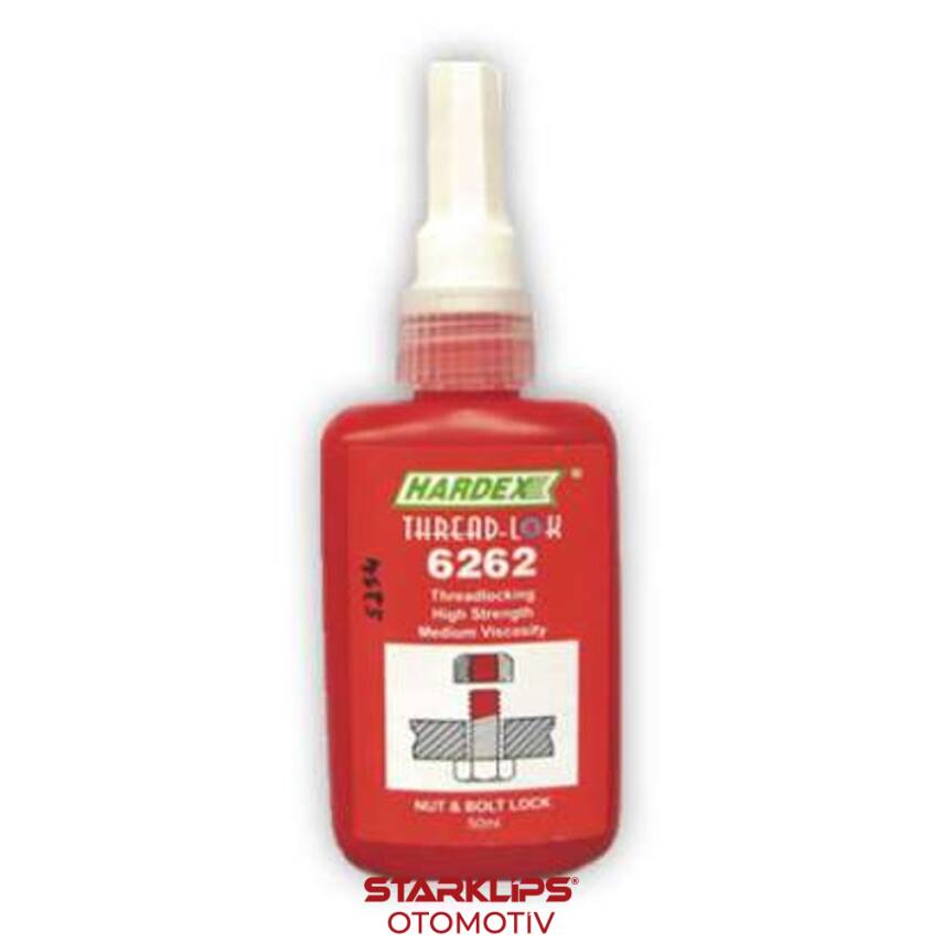 Civata Sabit Kırmızı Yüks Kuvvet 50Ml Hardex 6262 - 1