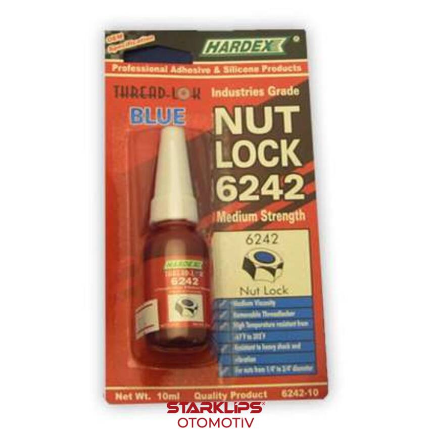 Civata Sabit Mavi Orta Kuvvet 10Ml Hardex 6242 - 1