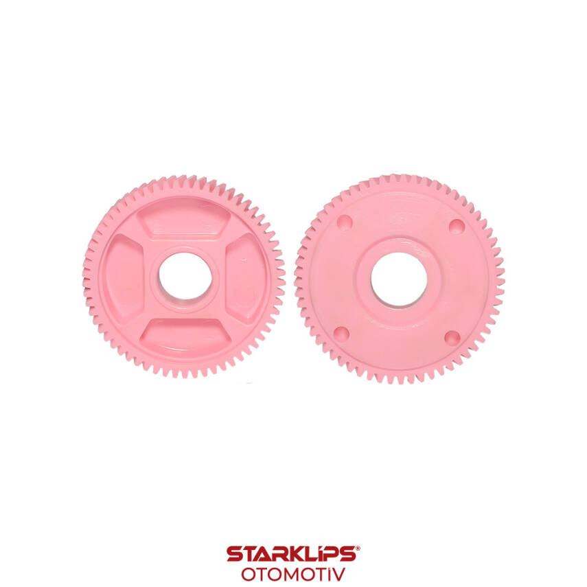 Dişli Cam Motor 62,5mm Eğri Diş Lada - 1