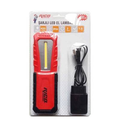 El Feneri Ledli Şarjlı 240 Lümen Rico - 