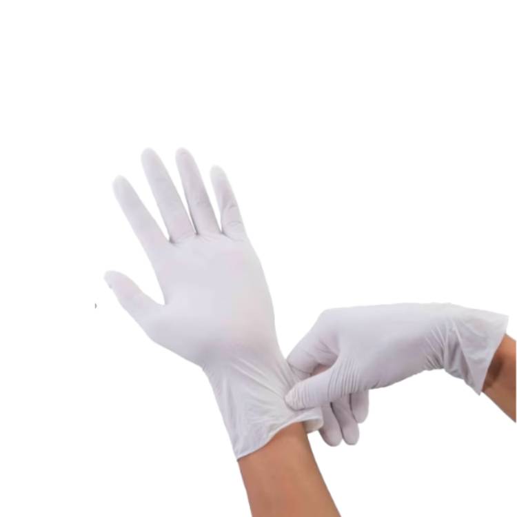 Eldiven Nitril Yüksek Dayanıklı Kalın Beyaz XL 100AD - 