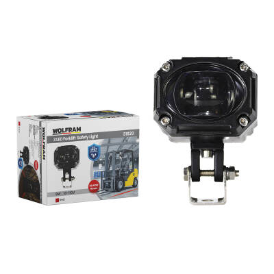 Forklift Lamba Kare 12/68V 9W Kırmızı E Belgeli Wolfram - 