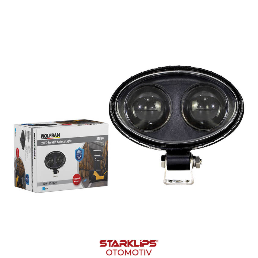 Forklift Lamba Oval 12/68V 20W Mavi E Belgeli Wolfram - 1